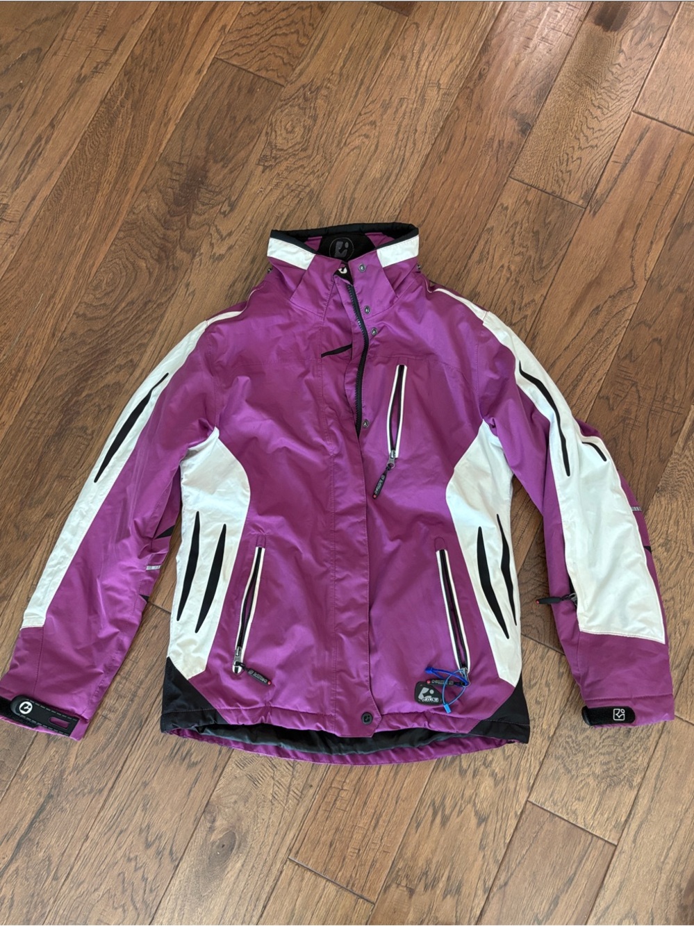 Killtec Women’s Purple and White Ski Jacket - Weatherproof Shell